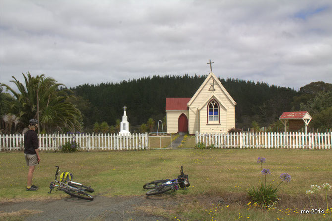 Eine Maori Kirche
