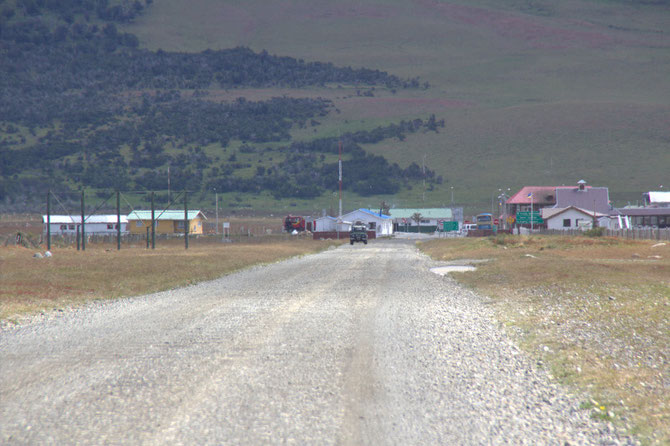 Chilenische Grenze vor "Cerro Castillo"