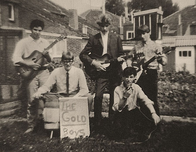 Met o.a. Theo Eijkenboom, Henk Gort, André Groote en Henk Groote 1958