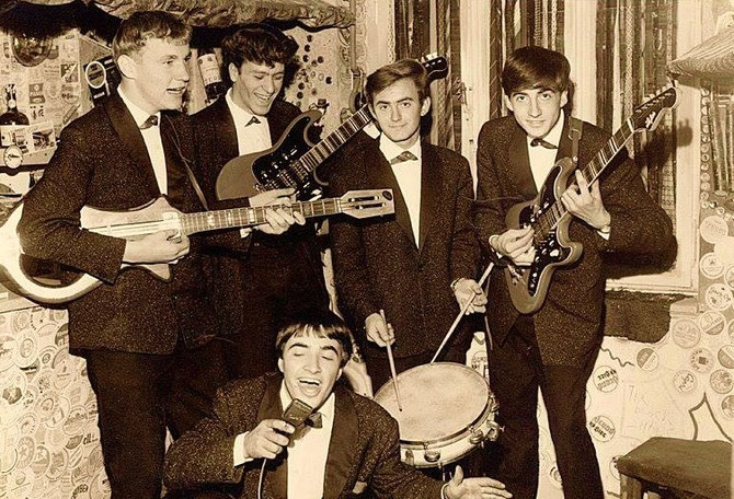 v.l.n.r: André Wetzler, Jo Rothkrans, Frans Bahnen, Nic Bahnen en Jo Reuleaux.