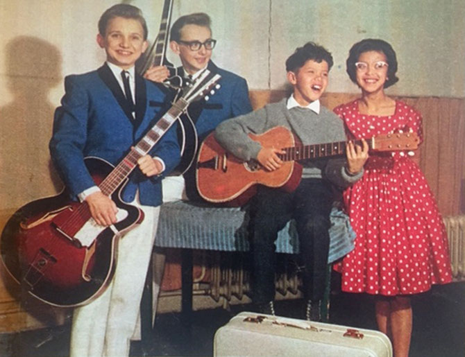 De Benjo's (Ben en John Vaessen) uit Roermond met Franky en Sandra Reemer uit Sint Michielsgestel [NB] (1962)