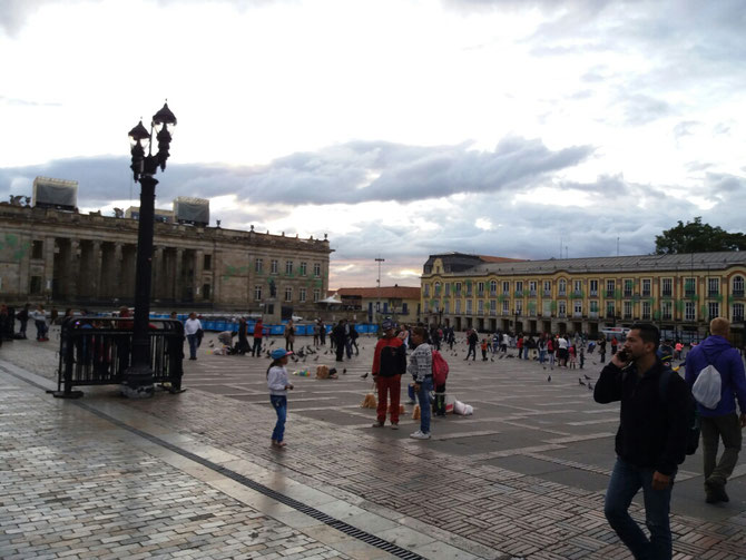 Die Plaza de Bolívar, nochmal von der anderen Seite.