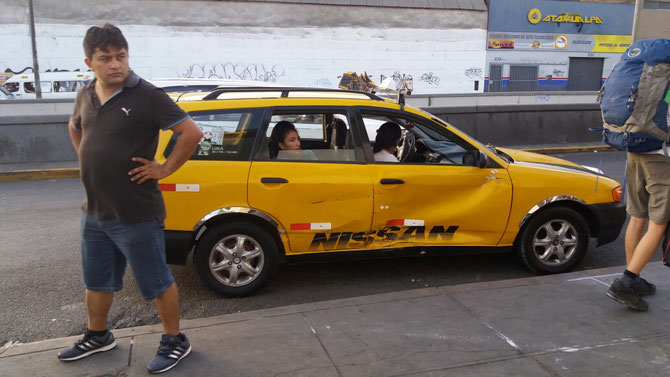 Das andere Taxi.