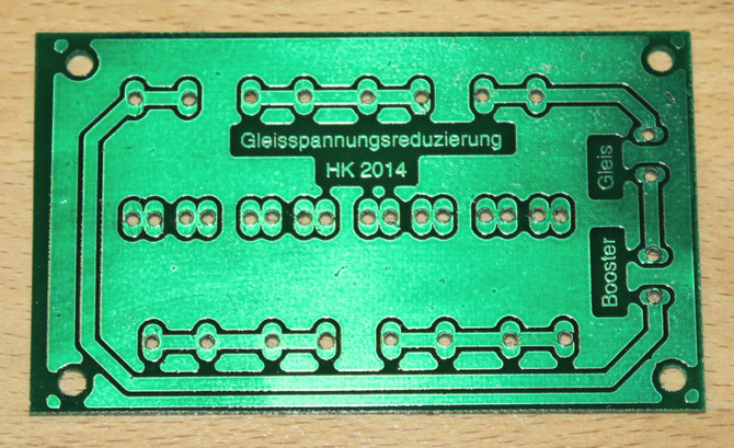 Fertige noch leere Platine
