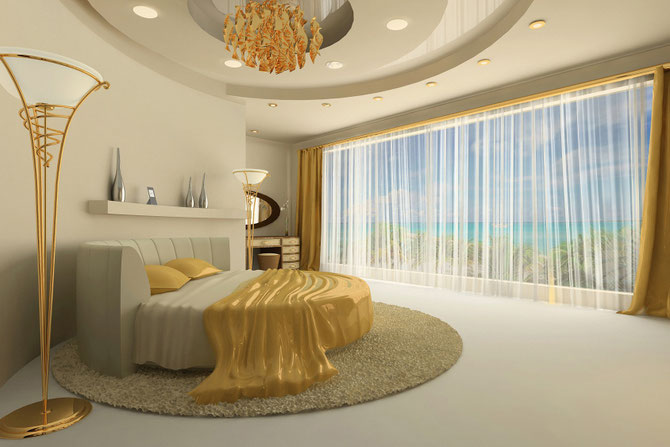 Abgehängte Decken, dekorative Deckenkonstruktionen, Deckenmodule