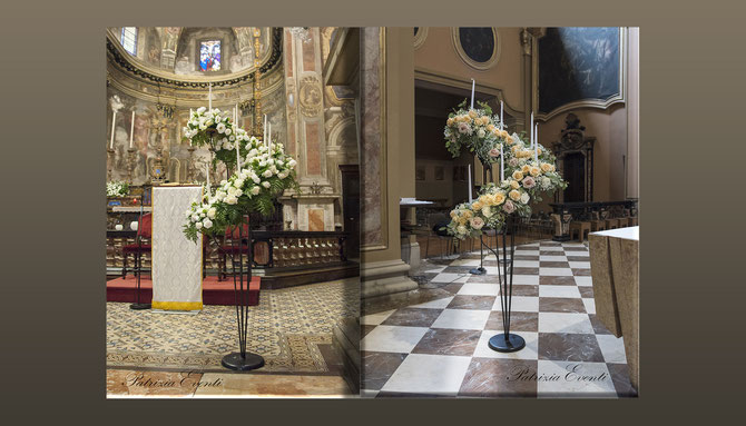 Decorazioni Floreali Matrimonio - Wedding Flowers Set Up by Patrizia eventi