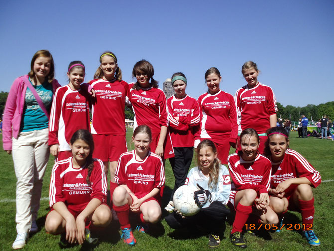 Unser Team beim DFB-Frauenpokalendspiel in Köln an Pfingsten 2013
