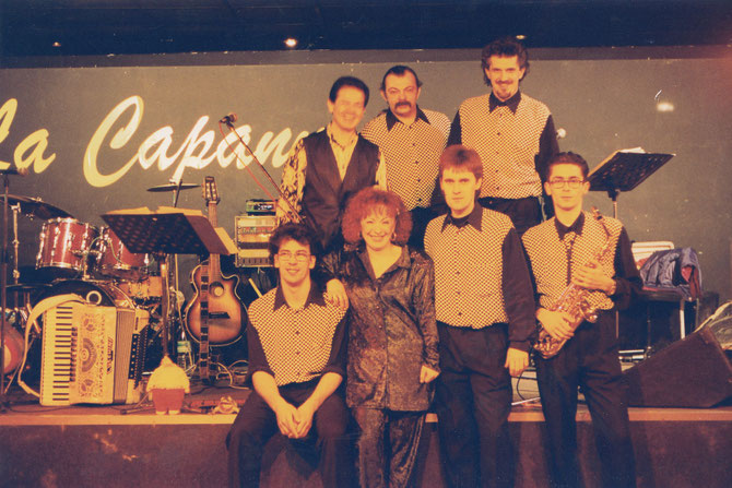 fausto ferrari con orchestra lisa maggio fine anni 90