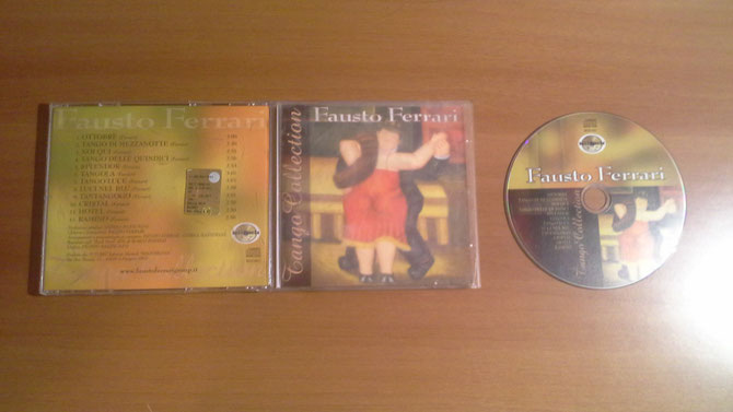 Fausto Ferrari CD tango collection - edizioni PERVINCA e BALLOMANIA SCD-001