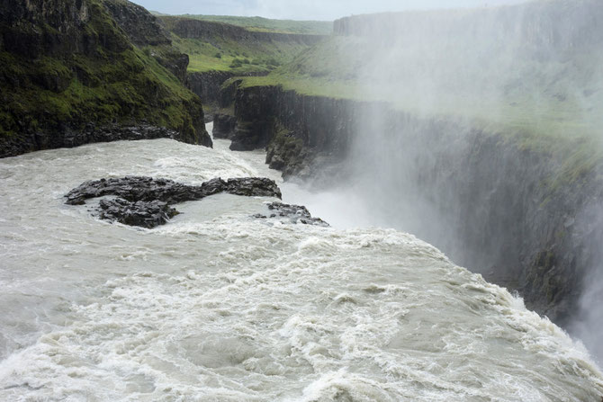 Gullfoss - der Goldene Wasserfall