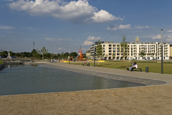 Urlaubsgefühle kurz nach der Eröffnung des Parks (Juli 2010)