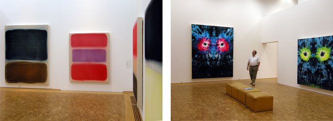 Luis Jacob, 7 Pctures of Nothing, In Gratitude (links), They Sleep With One Eye Open, 2009 (rechts)