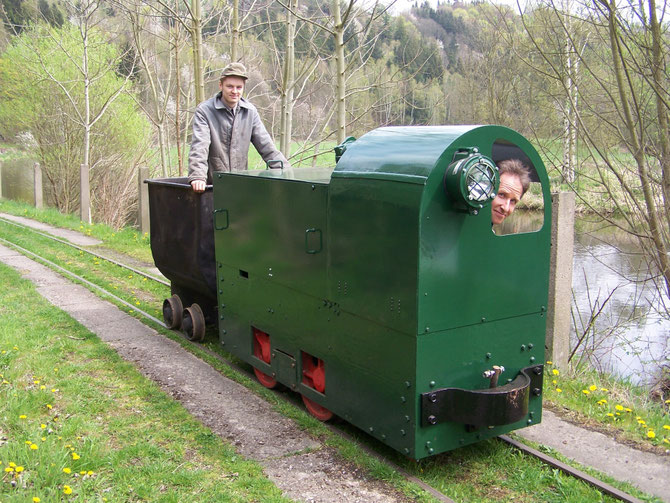 Akkulok Metallist  aus dem Wismut-Bergbau     Neuaufbau durch den privaten Besitzer