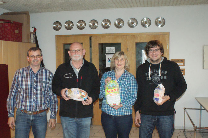 v. links n. rechts: Rainer Müller, Jürgen Hein, Martina Müller, Christian Sturm