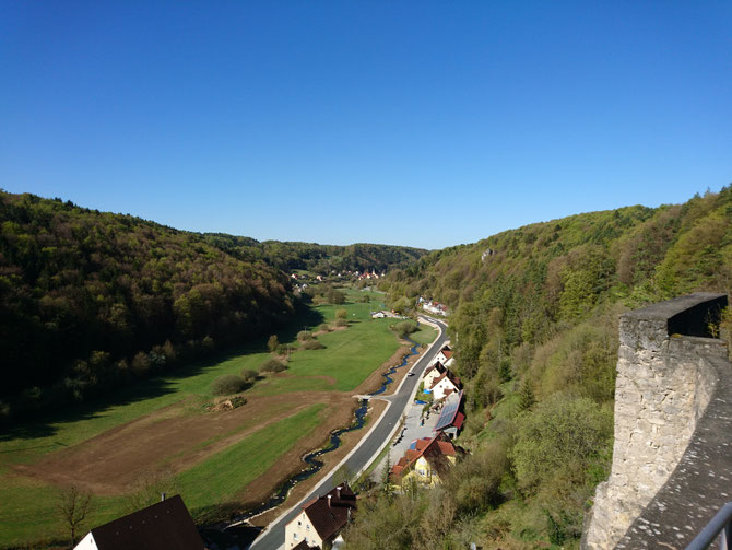Blick von der Burgruine Wolfsberg