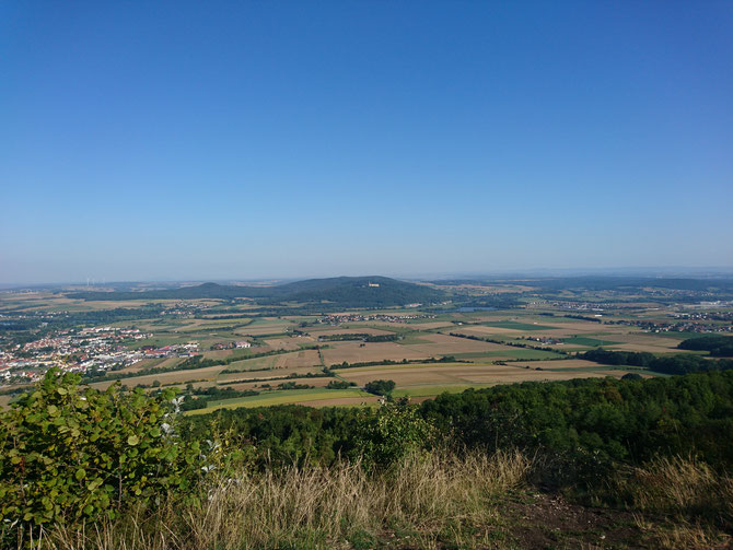 Blick vom Staffelberg in Richtung Kloster Banz