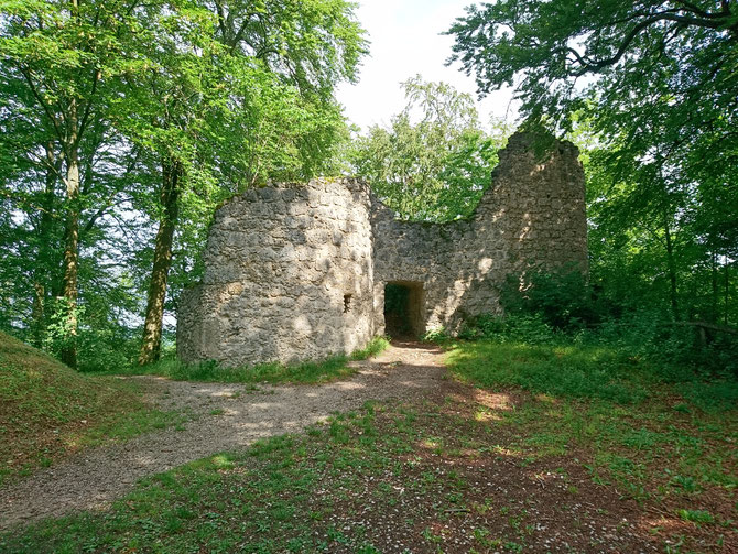 Burgruine Leienfels auf dem Schlossberg