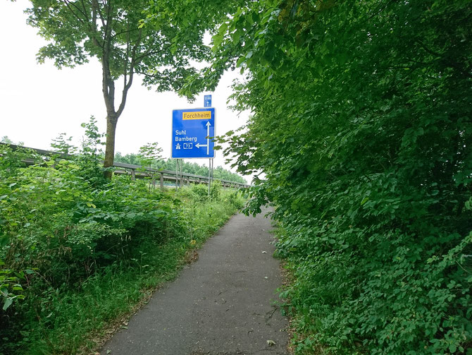 Radweg Forchheim Nord