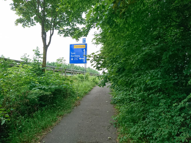 Radweg Forchheim Nord