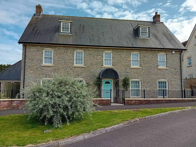 Building stone in house