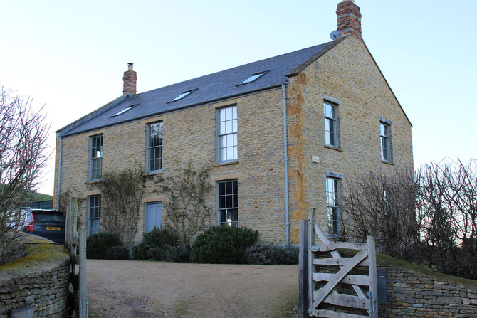 Building stone in house