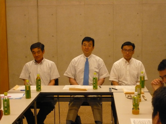 強化委員に任命された3先輩。左側より山本 先輩・田頭 先輩・石田 先輩。