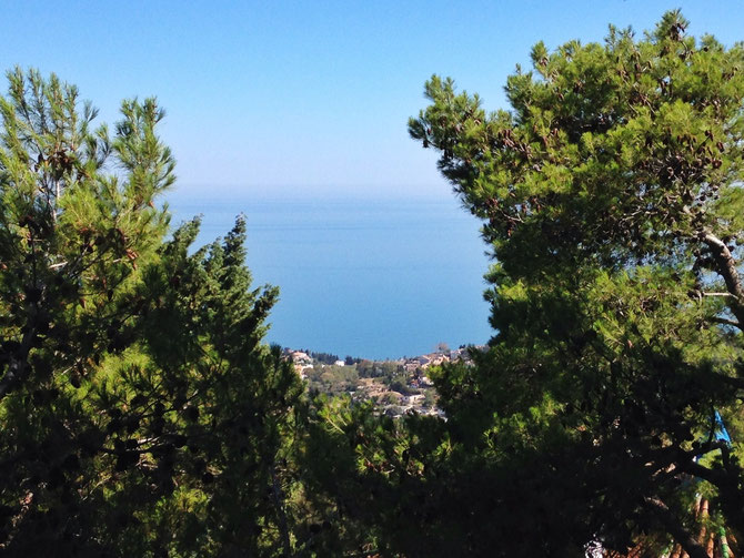 Vista desde Benalmádena pueblo.