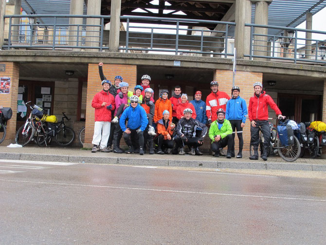 Foto de grupo. Inicio de ruta.