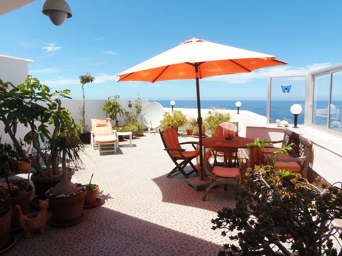 Terrasse mit Meerblick