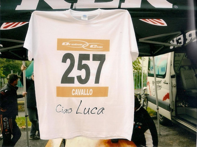 Maglietta dedicata a Luca Cavallo