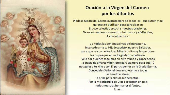 Oracion Para Sacar 1000 Almas Del Purgatorio ORACIONES POR LAS ALMAS DEL PURGATORIO - UNIDOS POR LA FE