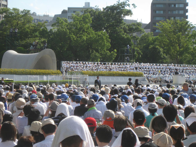 Zeremonie in Hiroshima zum 6. August