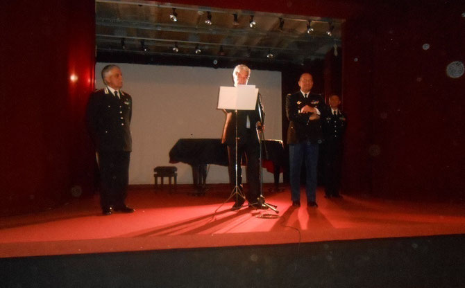  Général Riccardo AMATO, Son Exc. Fabrizio MAZZA, Général David GALTIER,  Général Paolo CARRA