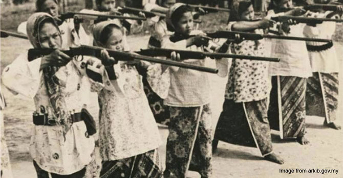 LES FEMMES MALAISES PENDANT LA GUERRE