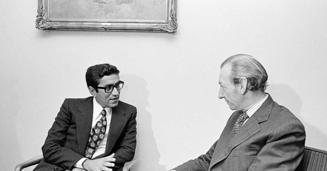 NEW-YORK. Saif Saeed GHOBASH et Kurt WALDHEIM Secrétaire général  ONU 1972_1981 (1918+2007).... C* SAW LWIN 