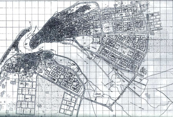 1960. 1er PLAN DE JOHN HARRIS. PREVOIT LES LOGEMENTS SOCIAUX, LES INFRASTRUCTURES.