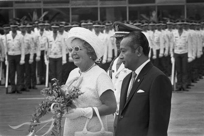 9 SEPTEMBRE 1971. VISITE DE LA REINE JULIANA DES PAYS-BAS.