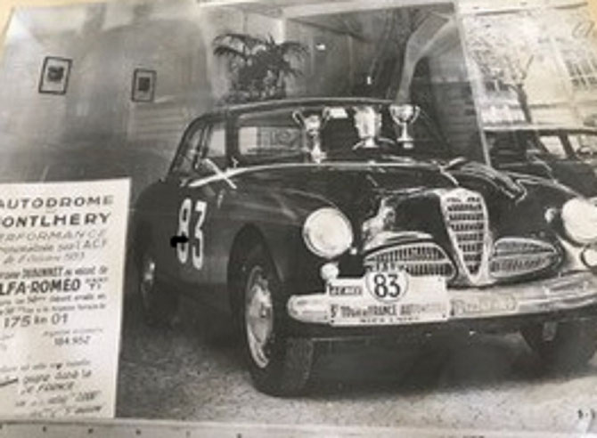 L'ALFA ROMEO DU TOUR DE FRANCE 1953.  C* Catherine BONNET.