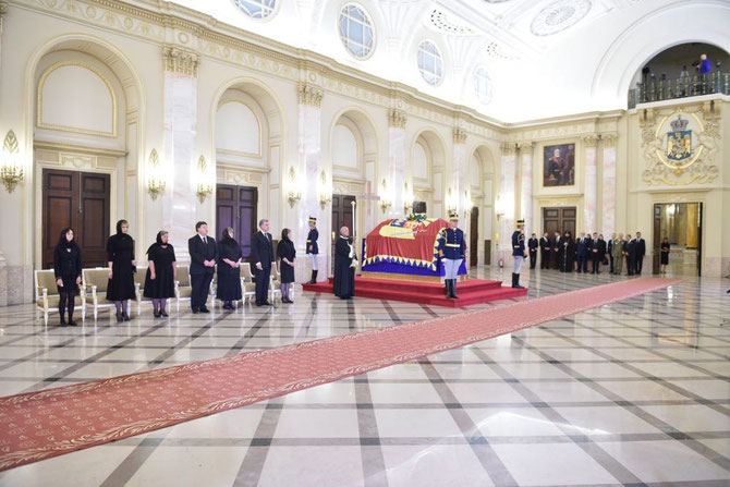 SAMEDI 13 AOÛT 2016. PALAIS ROYAL DE BUCAREST (AUJOURD'HUI MUSEE NATIONAL).  C* PRINCE RADU DE ROUMANIE