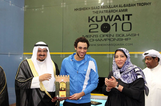 OCT. 2010. RAMY ASHOUR VAINQUEUR DU TROPHEE.