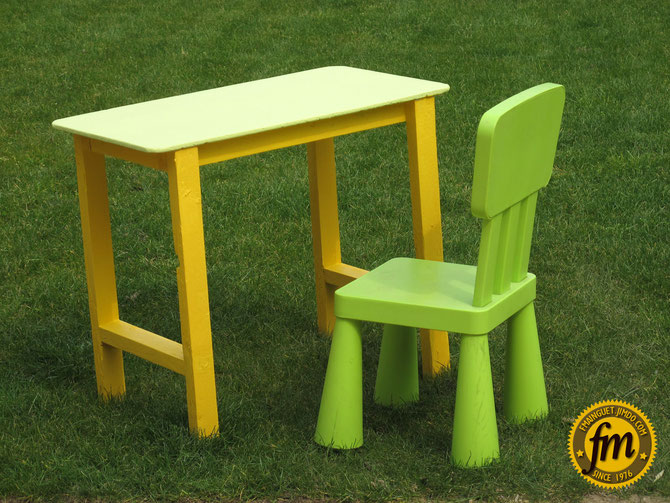 Fabrication table extérieure pour enfants