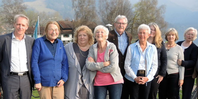 Vorstands- und Beiratsmitglieder der NachbarschaftsHilfe Schliersee - Neuwahl am 2. April 2017