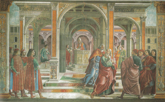 Ghirlandaio: Joachim im Tempel