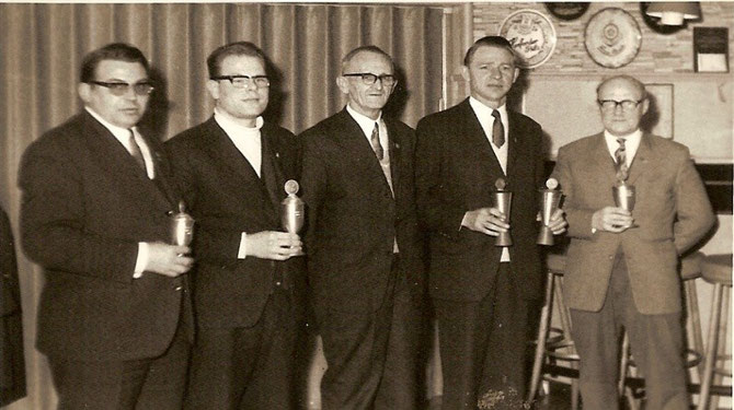 von links: W. Tweele, G. Bade, M. Brockmeier, H. Keithan, H. Bade
