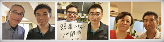 お客さんとのツーショット画像
