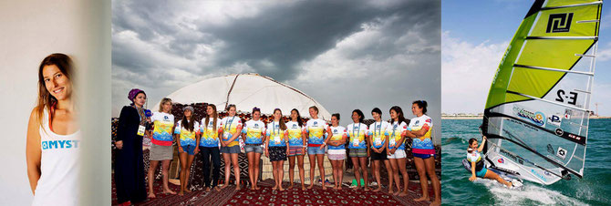 maria andres mariandres windsurfing windsurf awaza pwa turkmenistan slalom world cup women competition mystic gun sails patrik