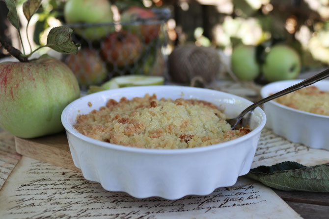 Apfelcrumble