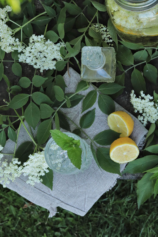 Holunderblütensirup