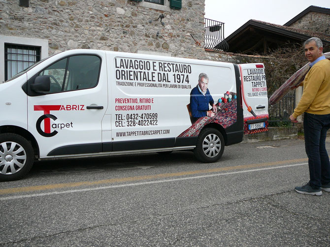 Lavaggio e restauro tappeti persiani Trieste, lavaggio profondo con acqua e sapone
