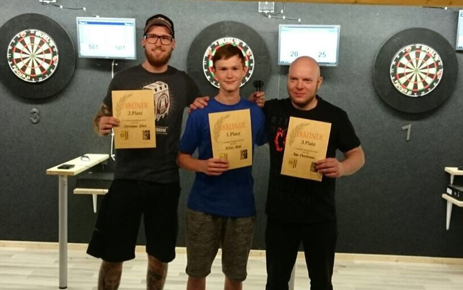2. Christopher Klämt / 1. Niklas Nebel / 3. René Fleischmann
